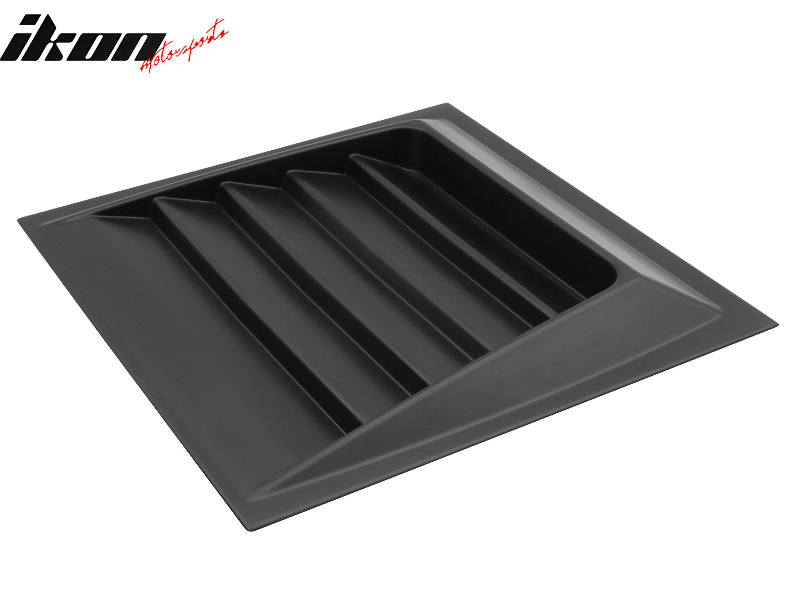 Fits Universal DMAX Style Air Flow Hood Vent Scoop Bonnet Cover Primer Black ABS