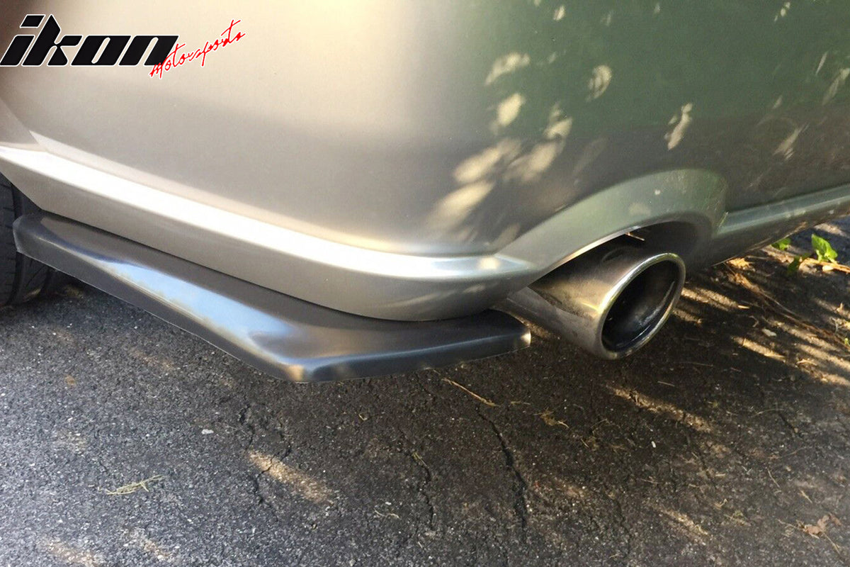 Universal 2PC HT Style 20" PU Rear Bumper Spats Side Apron Splitter Extensions