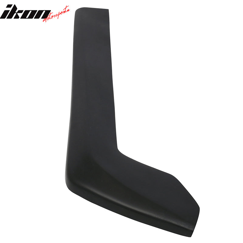 Universal 2PC HT Style 20" PU Rear Bumper Spats Side Apron Splitter Extensions