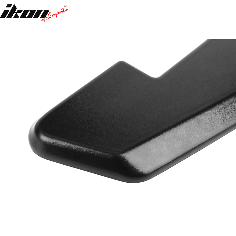 Universal V1 Style 2PCS Rear Bumper Lip Splitter Aprons Valance Sanded Black PP