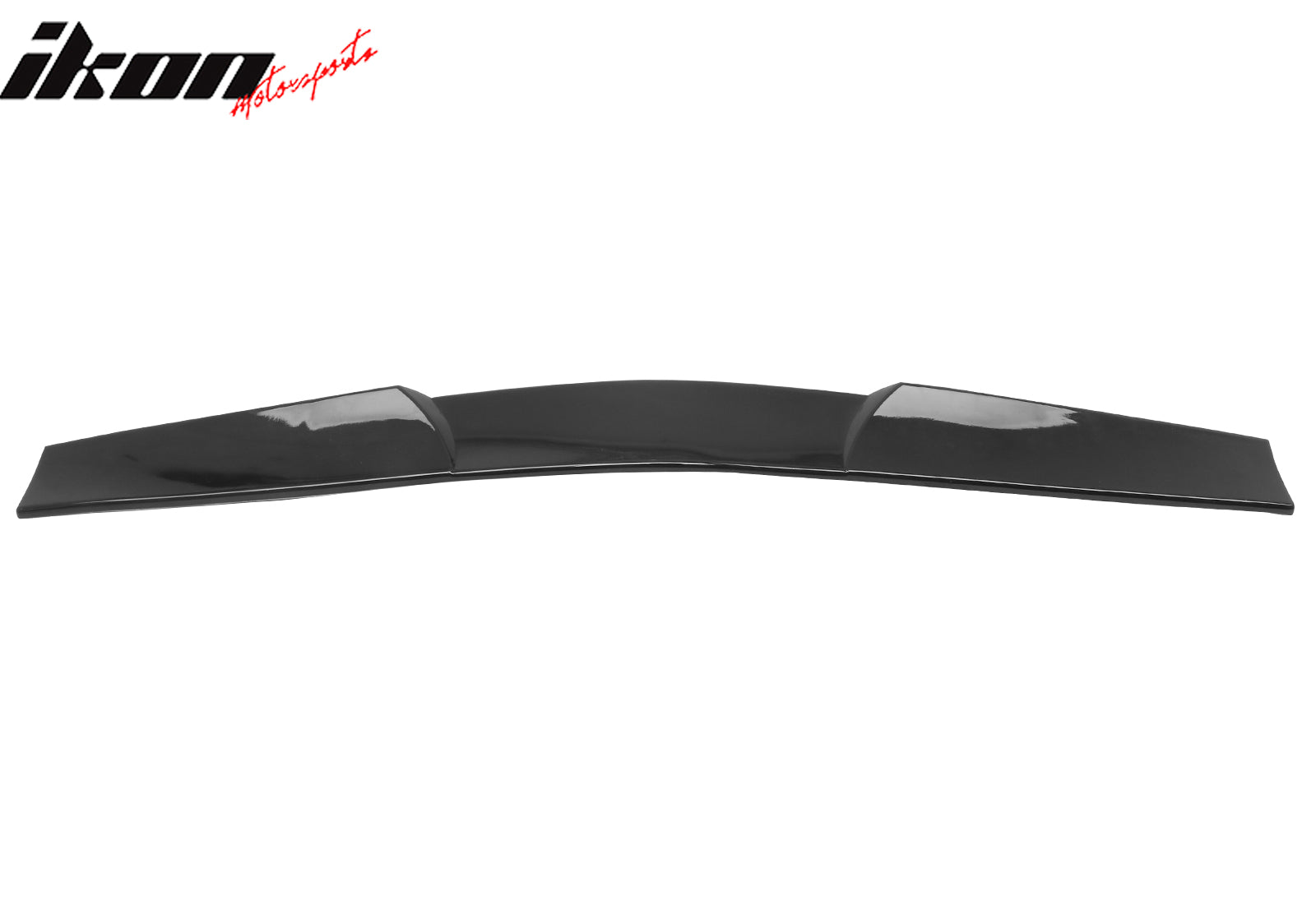 Universal Fitment Rear Window Roof Spoiler Wing Adjustable Gloss Black Trim