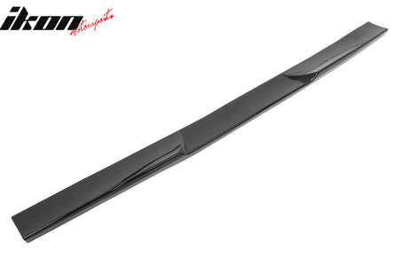 Universal Fitment Rear Window Roof Spoiler Wing Adjustable Gloss Black Trim