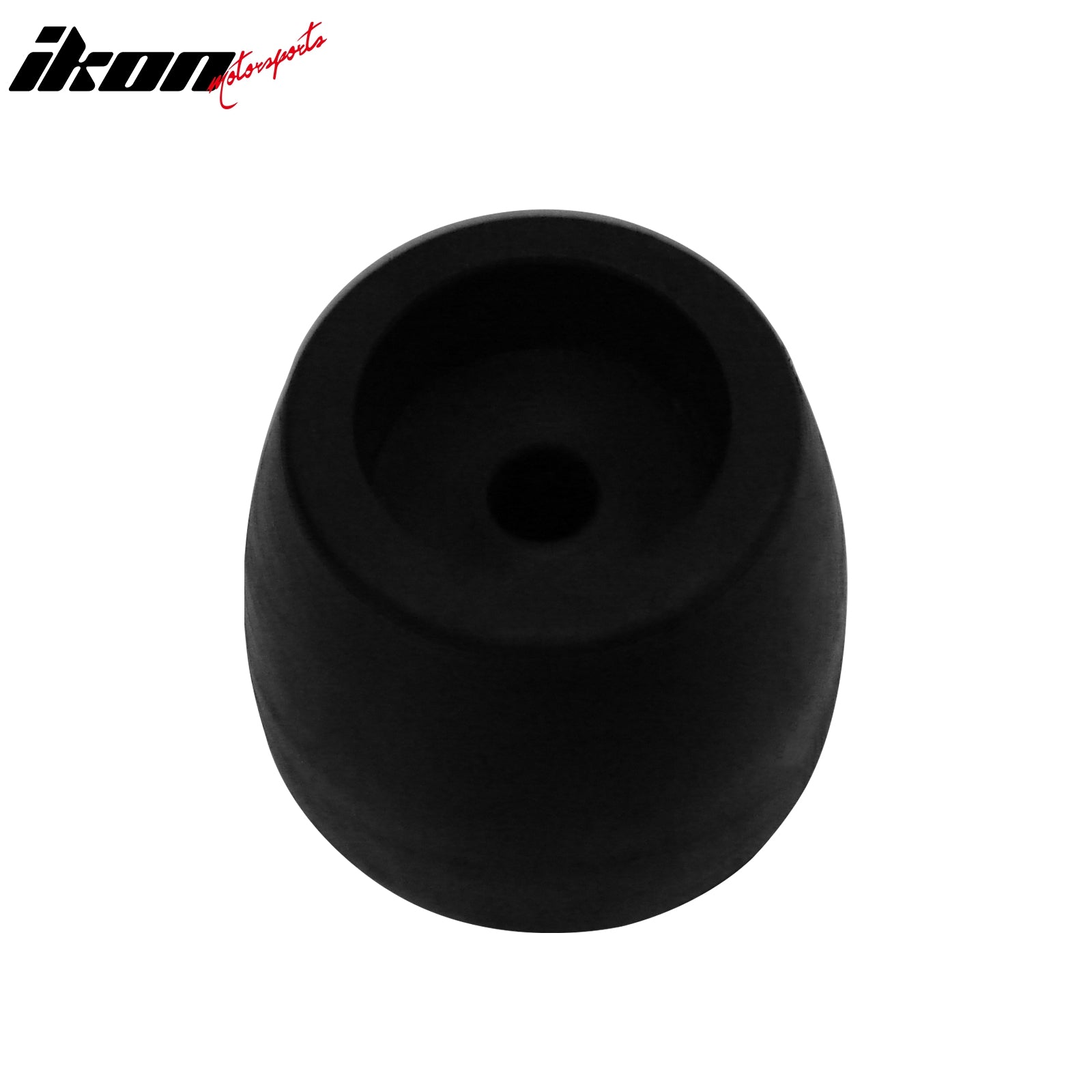IKON MOTORSPORTS Rubber Bumpers Stoppers, Compatible With Most Cars (Universal), Black Cone Rubber Cargo Trailer Truck Ramp Door Bumpers Stop Accessory, 2PC