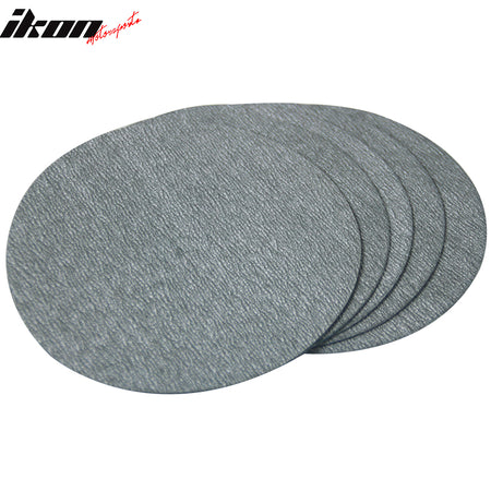 Sand Paper Universal Fit, 50PC 5Inch 127mm 800 Grit Auto Sanding Disc No Hole Sandpaper Sheets Sand Paper by IKON MOTORSPORTS