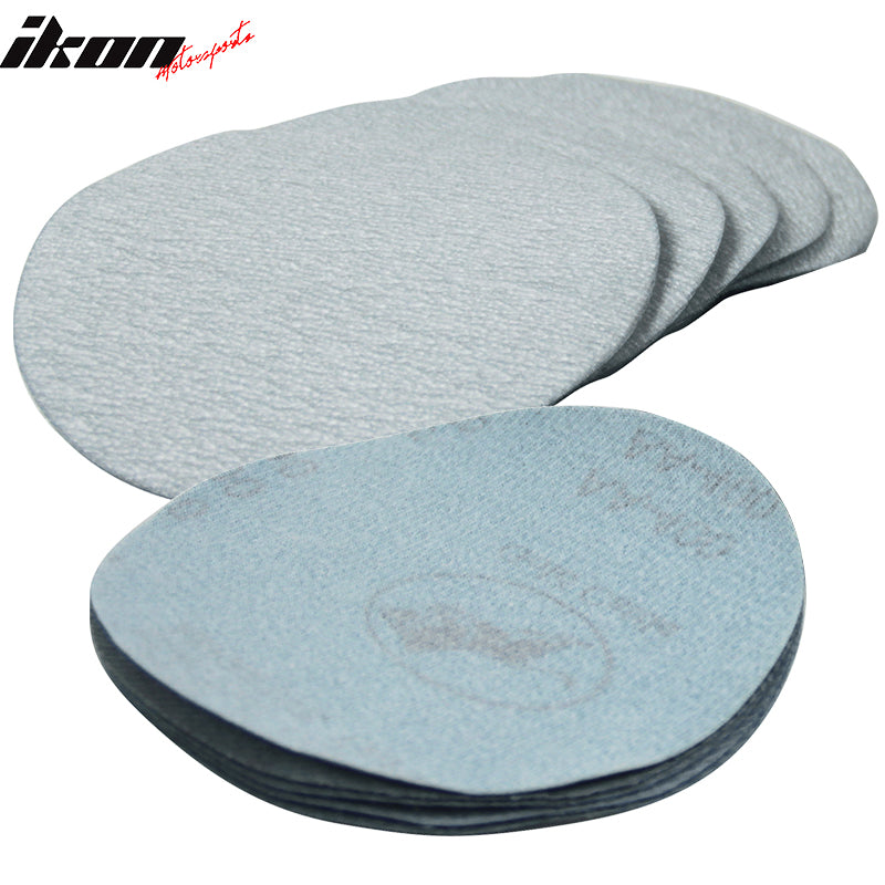 50PC 5Inch 127mm 400 Grit Auto Sanding Disc No Hole Sandpaper Sheets Sand Paper