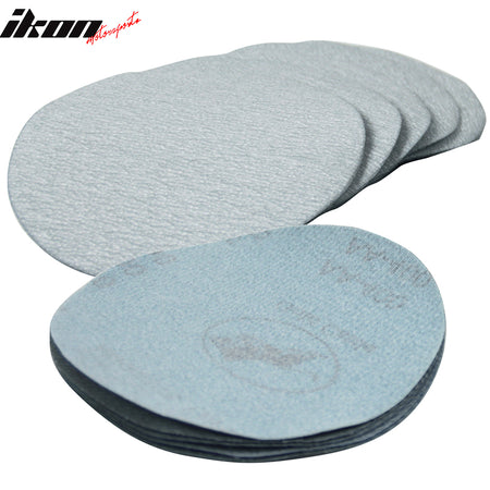 50PC 5Inch 127mm 400 Grit Auto Sanding Disc No Hole Sandpaper Sheets Sand Paper