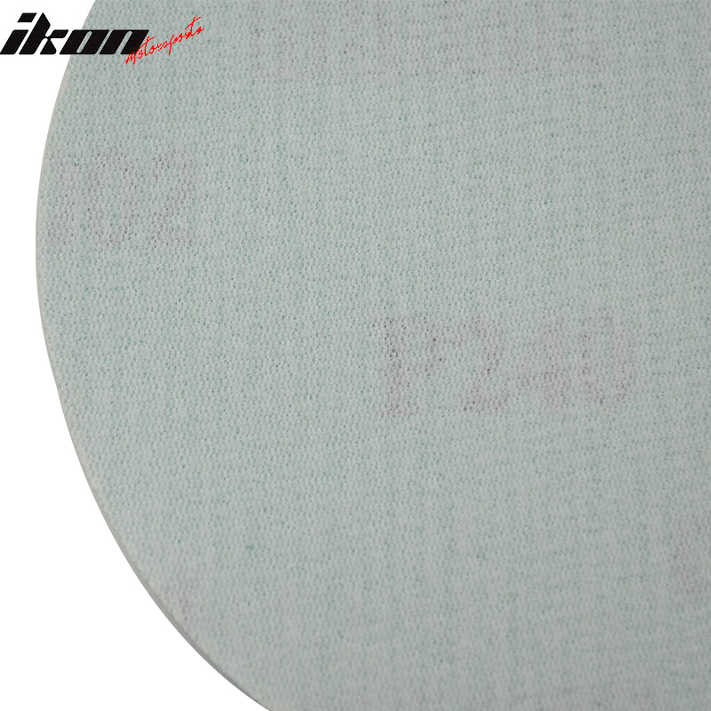 50PC 5Inch 127mm 240 Grit Auto Sanding Disc No Hole Sandpaper Sheets Sand Paper