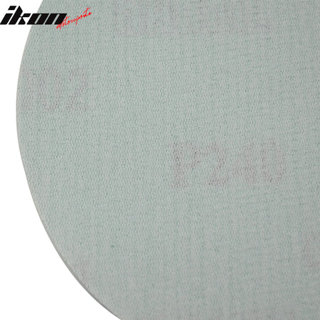 50PC 5Inch 127mm 240 Grit Auto Sanding Disc No Hole Sandpaper Sheets Sand Paper