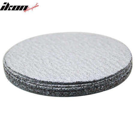 100PC 5Inch 127mm 60 Grit Auto Sanding Disc No Hole Sandpaper Sheets Sand Paper