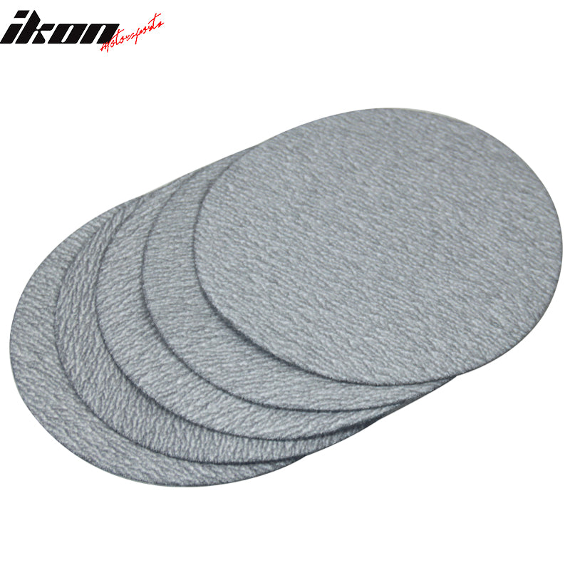 100PC 5Inch 127mm 240 Grit Auto Sanding Disc No Hole Sandpaper Sheets Sand Paper