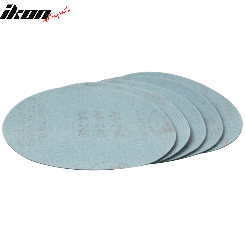 100PC 5Inch 127mm 240 Grit Auto Sanding Disc No Hole Sandpaper Sheets Sand Paper