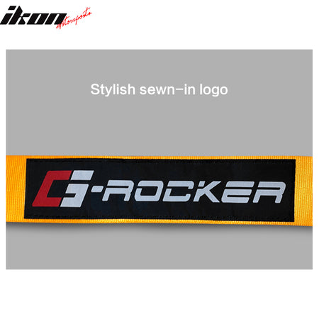 4 Point Racing Harness Buckle Seat Belt 2" Wide Nylon Orange