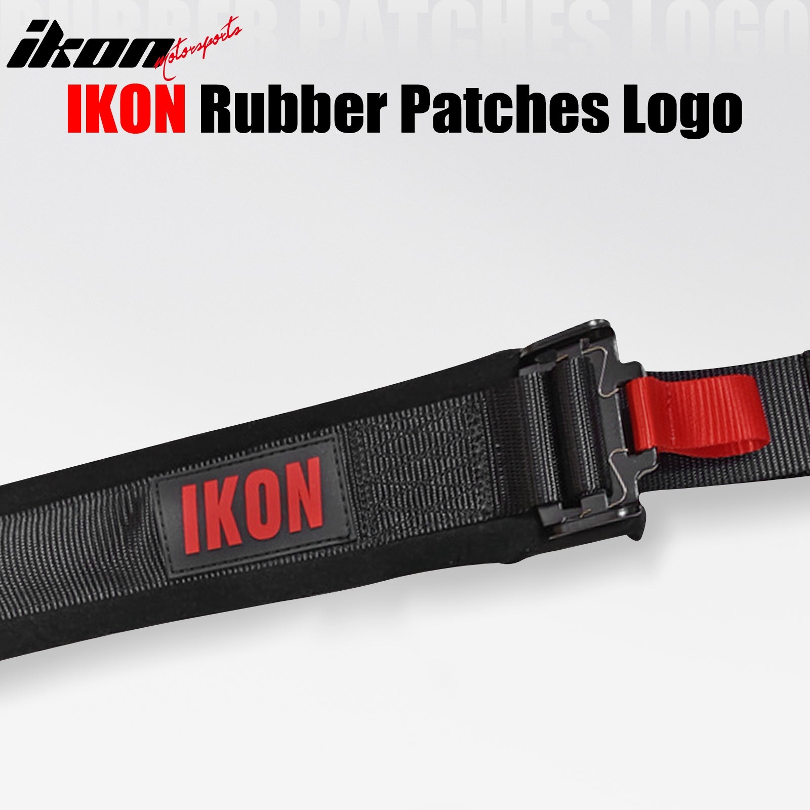 Universal 4 Point Adjustable Racing Seat Belt Harness 2" Wide Strap Buckle Black