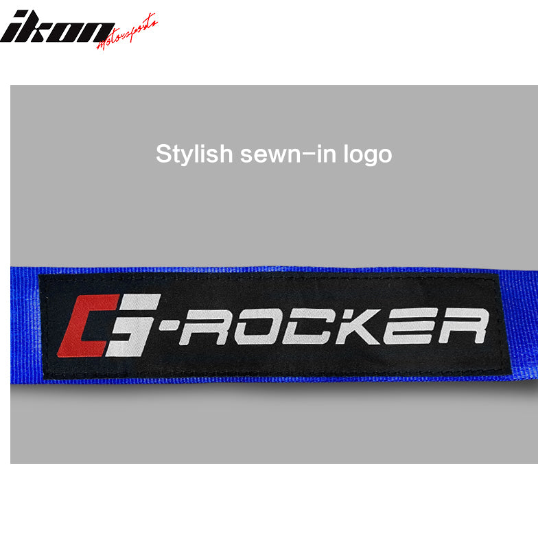 4 Point Harness Cam-lock Seat Belt 2" Nylon Blue Racing Go-kart