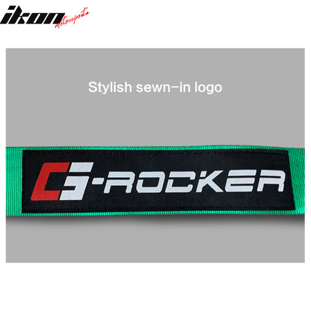 4 Point Race Harness Cam-lock Seat Belt 2" Wide Nylon Green