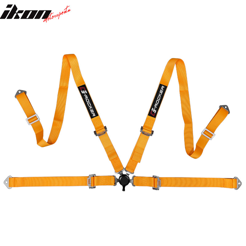ANNX 3" 4-Point Camlock Racing Harness – Quick Release Seat Belts For UTV ATV (Red, 2PCS)