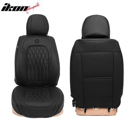 Fits Most 5 Passenger Cars Seat Covers 05 Style Front Rear Row Seat Protector PU