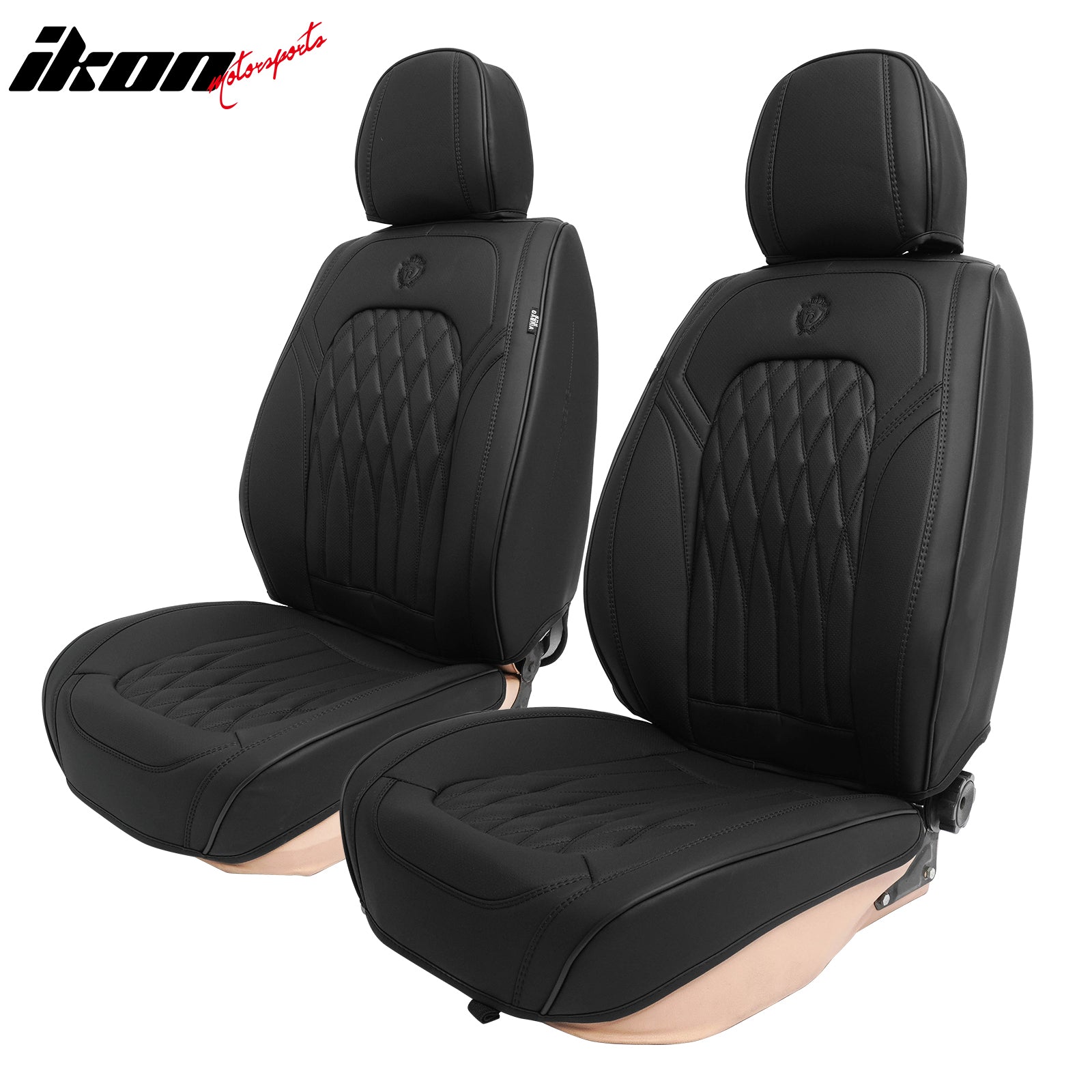Fits Most 5 Passenger Cars Seat Covers 05 Style Front Rear Row Seat Protector PU