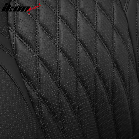 Fits Most 5 Passenger Cars Seat Covers 05 Style Front Rear Row Seat Protector PU