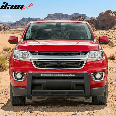 Fits 15-22 Chevrolet Colorado GMC Canyon Bull Bar Front Grille Guard W/LED Light