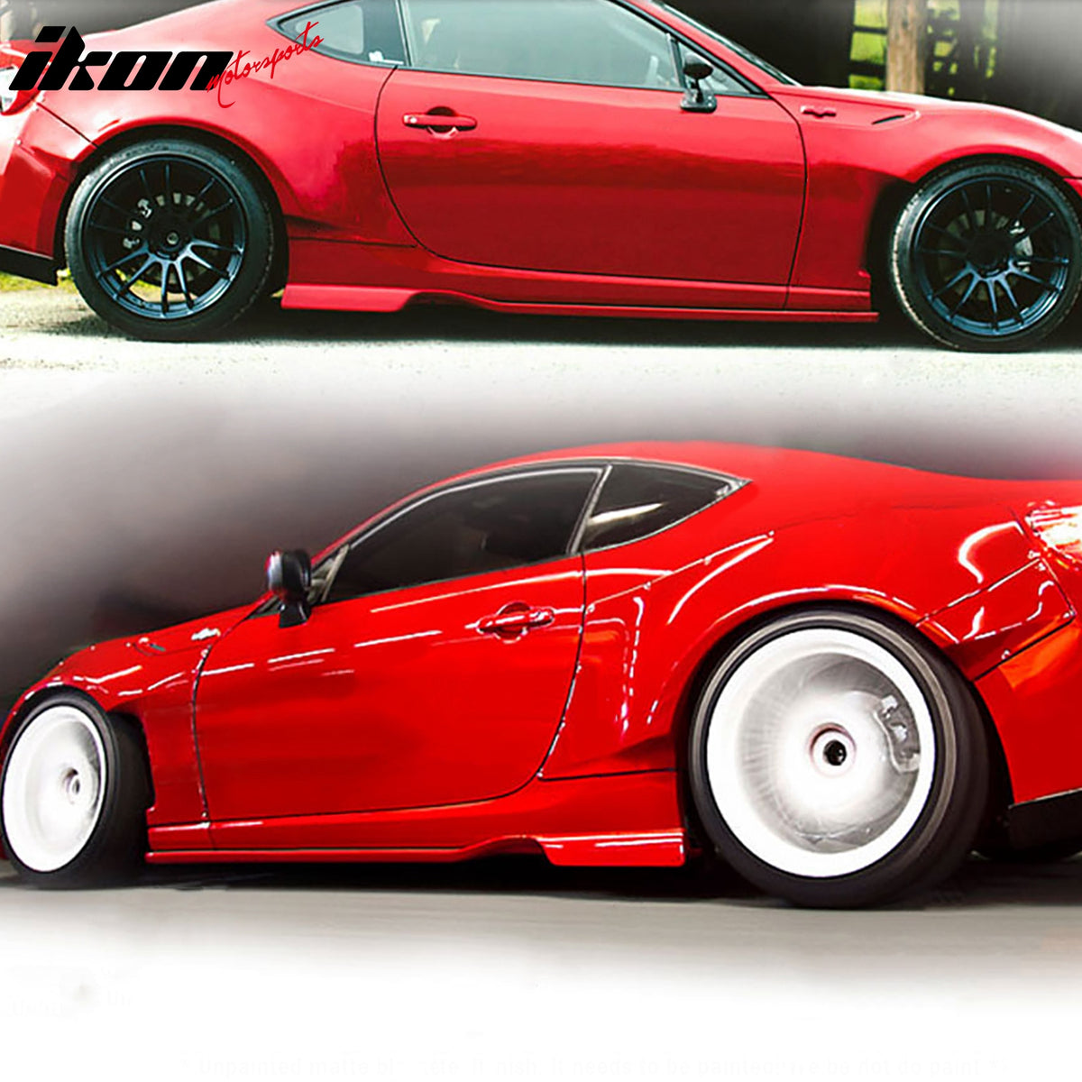 90IN for Universal Car Side Skirt Extension Rocker Panel Body Kit Lip Splitters 90IN for Universal Car Side Skirt Extension Rocker Panel Body Kit Lip Splitters