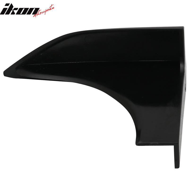 Universal V1 Style Winglet Add On For Side Skirt Extensions PP Rocker Panel 2PC
