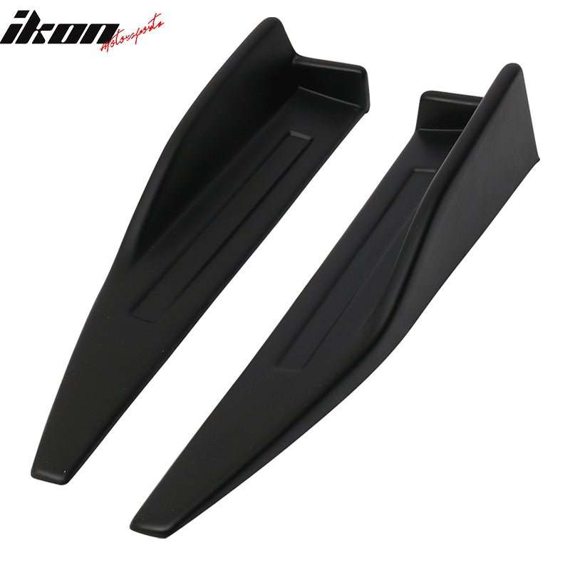 Universal PP Side Skirts Extension Winglet Canard Rocker Splitter