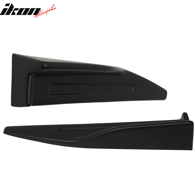 Universal PP Side Skirts Extension Winglet Canard Rocker Splitter