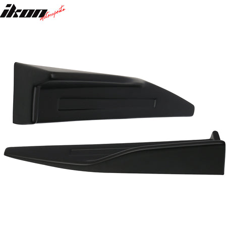 Universal PP Side Skirts Extension Winglet Canard Rocker Splitter