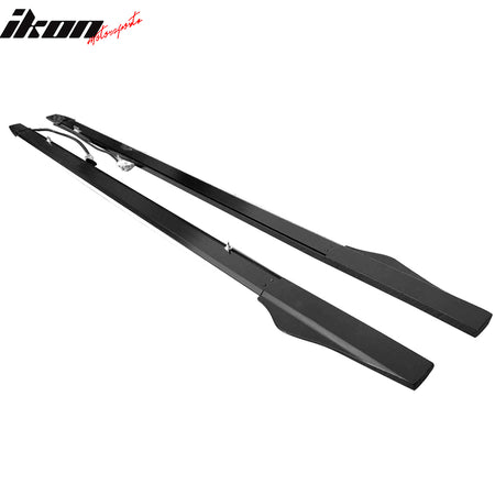 Universal 77.5" Side Skirts Lighting Step Extension Aluminum