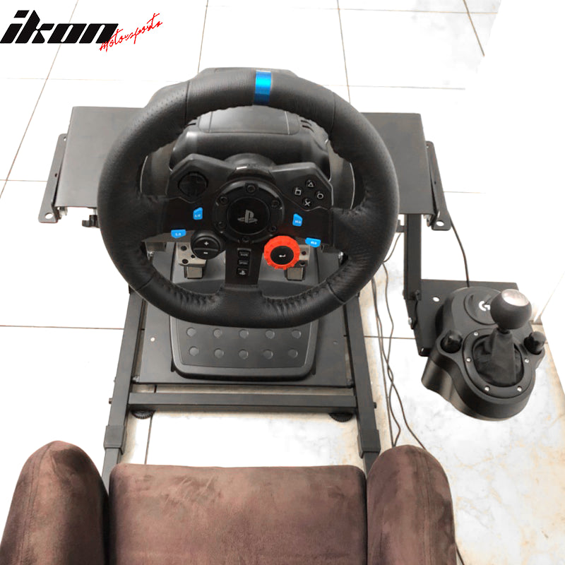 g29 pedal stand Racing Steering Wheel Stand Black Logitech G29 Thrustmaster Shifter