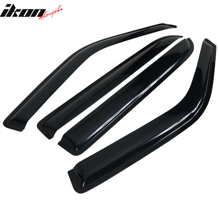 Fits 97-17 Ford Expedition & 98-17 Lincoln Navigator 4PCS Window Visors Tape-On