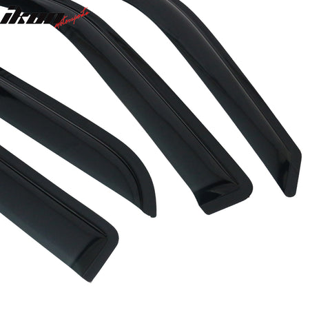 Fits 97-17 Ford Expedition & 98-17 Lincoln Navigator 4PCS Window Visors Tape-On