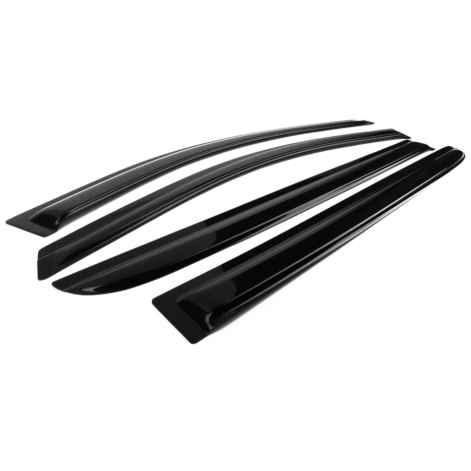 IKON MOTORSPORTS, Window Visor Compatible With 2005-2007 Honda Odyssey Vent Sun Shade Rain Guards Side Window Deflectors