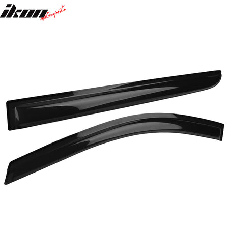 IKON MOTORSPORTS, Window Visor Compatible With 2005-2007 Honda Odyssey Vent Sun Shade Rain Guards Side Window Deflectors