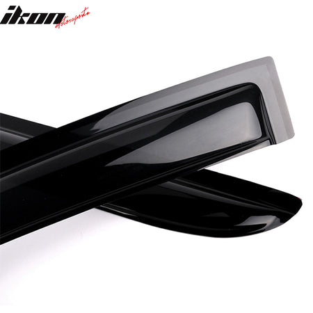 IKON MOTORSPORTS, Window Visor Compatible With 2005-2007 Honda Odyssey Vent Sun Shade Rain Guards Side Window Deflectors