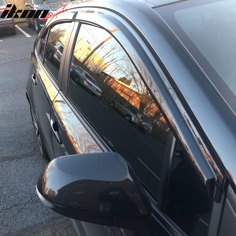 Window Visor Deflector Sun Rain Guards Vent Shade for 2020-2022 Corolla Sedan Window Visor Deflector Sun Rain Guards Vent Shade for 2020-2022 Corolla Sedan