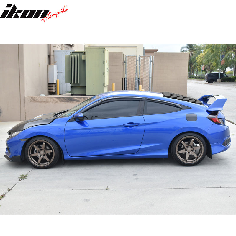 2017 honda civic coupe deals rear window louvers