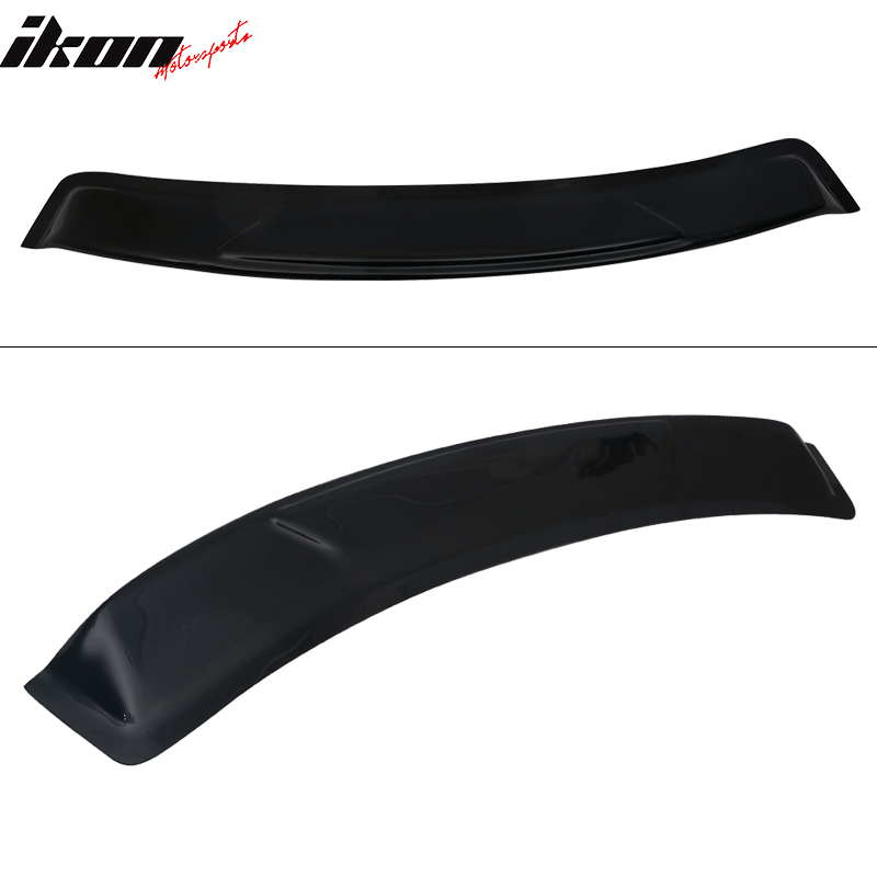 Rear Roof Window Spoiler Compatible With 1997-2001 TOYOTA CAMRY 4DR, Factory Style Acrylic  Wind Deflector Rain Guard Sunshades by IKON MOTORSPORTS, 1998 1999 2000