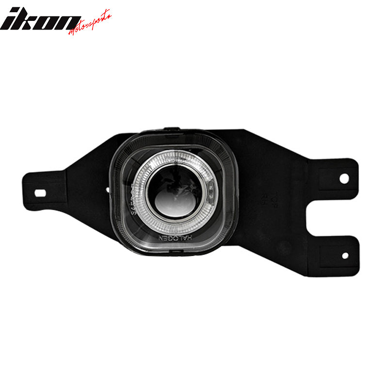 Fog Lights Compatible With 1999-2004 Ford F-250 F-350 F-450 F-550 Excursion, Projector Fog Lights Clear by IKON MOTORSPORTS