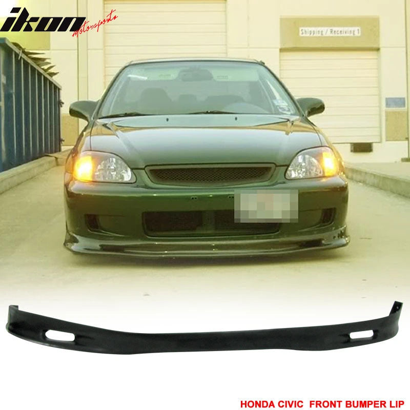 1999-2000 Honda Civic JDM Front Bumper Lip Spoiler PU